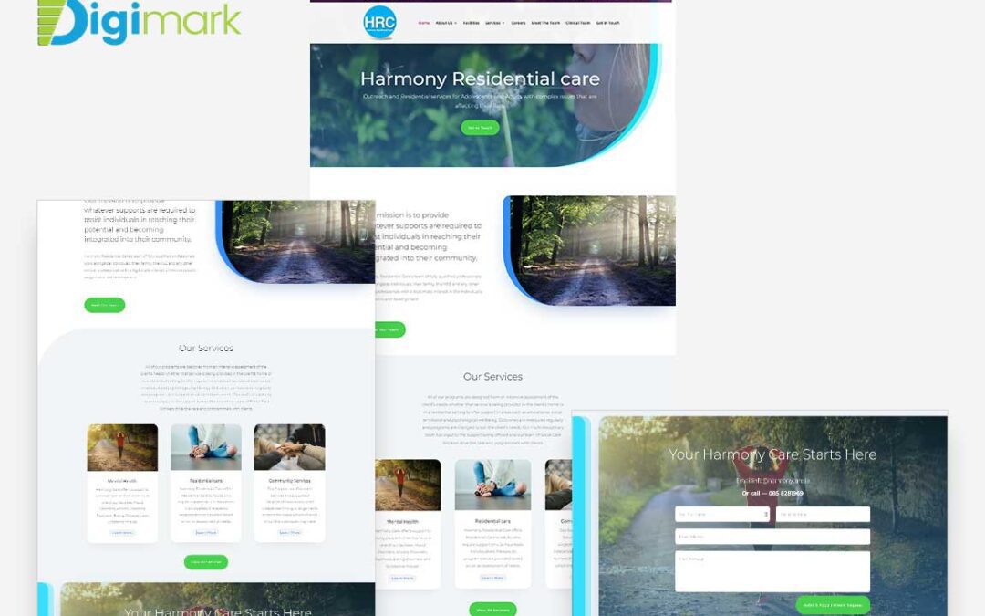 Harmony Care Web Design Project